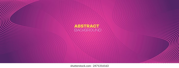 Abstract pink purple and violet gradient wave line web background. Orange, red smooth element swoosh speed wave modern stream background for banner, wallpaper, brochure, booklet vector illustration