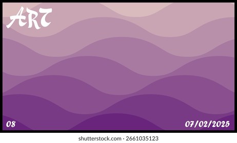 Abstract Pink and Purple Wavy Gradient,Digital Art with Flowing Multicolored Lines,Modern Ripples Background with Vibrant Tones.