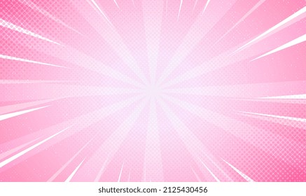 Pink illustration and 