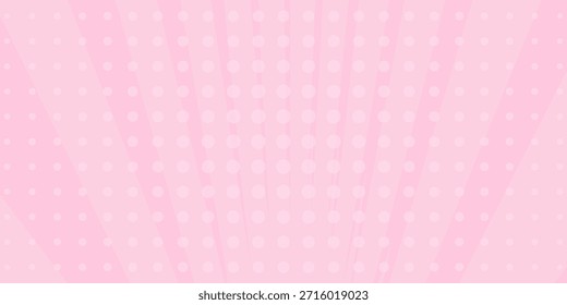 Abstractas Fondo de rayos rosados con semitono. Pop art comics book simple cartoon nice. buena luz de sol gráfica moderna pincel marco de luz retro