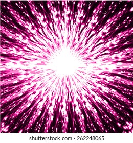 abstract pink rays background. radial pattern. Illustration. vector. Star burst. Light Technology background set for computer graphic website internet