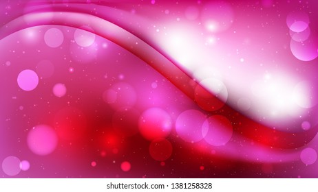 Abstract Pink and Red Background