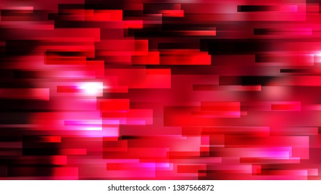 Abstract Pink Red and Black Horizontal Lines Background Design
