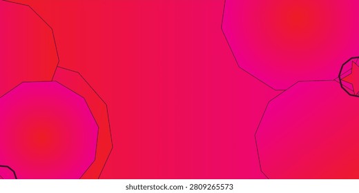 Abstract pink and red geometric background with dynamic polygon shapes and star element.walpaper