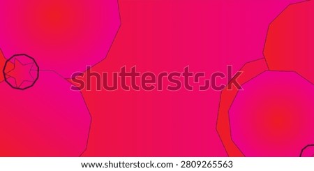 Abstract pink and red geometric background with dynamic polygon shapes and star element