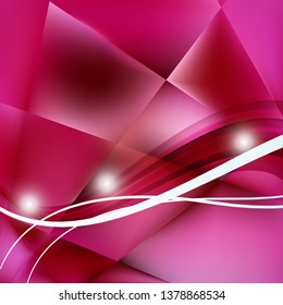 Abstract Pink and Red Graphic Background