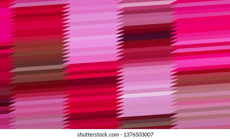 Abstract Pink and Red Horizontal Lines and Stripes Background Vector