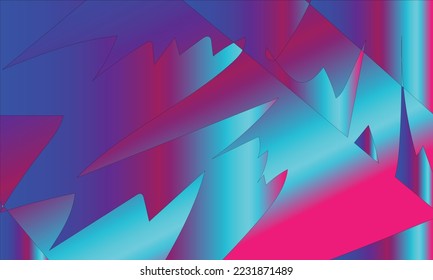 abstract pink, red, purple, dark blue, light blue, turquoise and purple