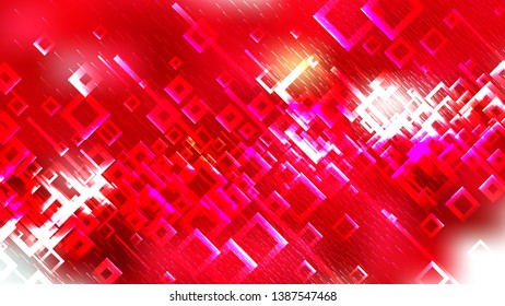 Abstract Pink and Red Square Modern Background