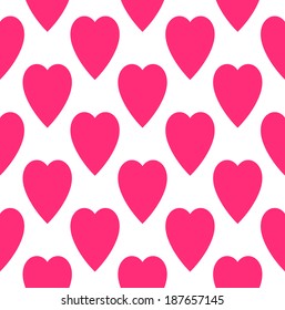 abstract pink retro heart background love texture wallpaper. Vector