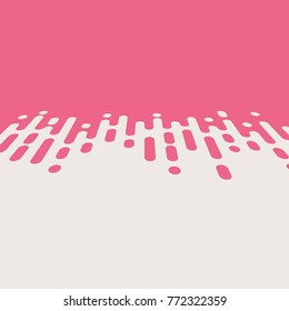 Abstract pink Rounded Lines Halftone Transition Vector perspective Background Illustration