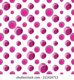  abstract pink seamless polka dot