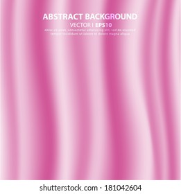 Abstract pink silk fabric. Drapery Textile Background. Vector EPS 10 illustration.