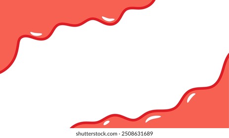 Abstract Pink Slime Dripping on White Background. Playful Slime Splash Isolated. Kawaii Slime Drip Graphic. fluid liquid fun background. fluid liquid background.