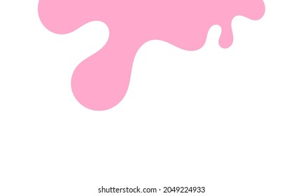 abstract pink splash backgrounds. hand drawn doodle objects. minimalist modern trendy vector illustrations. Every background is isolated. Pastel colors