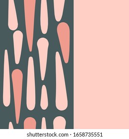 Abstract pink splash brush pattern repeating painting graphic decorative background vector.
