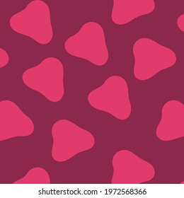 Abstract pink spots hand drawn color vector seamless pattern.Decorative textile,paper,wallpaper,wrapping paper and others.