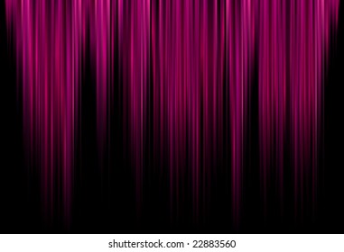 Abstract pink striped design on black background