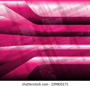 Abstract pink tech background 