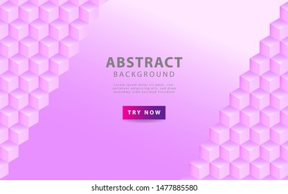 abstract pink texture background with hexagon shapes