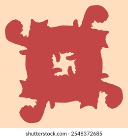 abstrakte rosafarbene Fliese oder keramisches Design