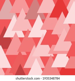 Abstract pink triangle background. Geometric shape background.