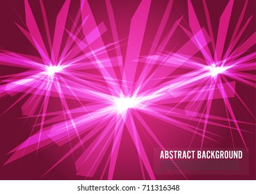 Abstract Pink triangle texture background
