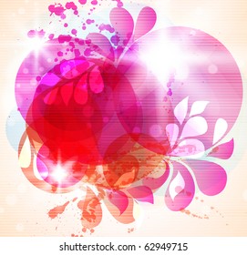 abstract pink vector background