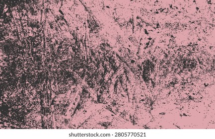 Abstract pink vector background. Distressed slate gray grunge texture inspired by rough concrete wall, weathered plaster stone, and old dirty cement surface