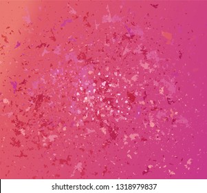 Abstract pink vector background with sparkles and shiny 