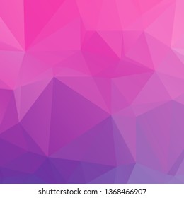 Abstract pink and violet polygon texture background