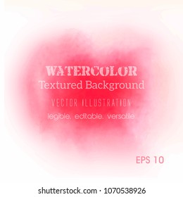 Abstract pink watercolor background