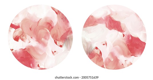 Abstract pink watercolor background hand drawn illustration