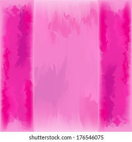 Abstract pink watercolor background on the white phone