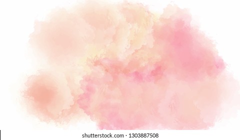 Abstract pink watercolor background for your design, watercolor background concept, vector.

