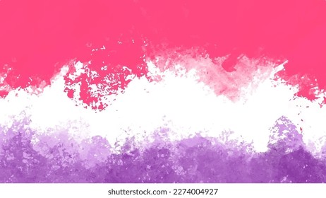 Abstract pink watercolor background for your design, watercolor background concept, vector.
