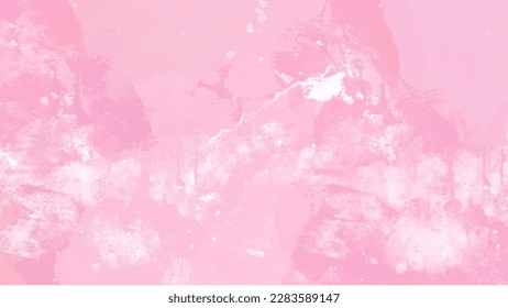Abstract pink watercolor background for your design, watercolor background concept, vector.