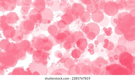 Abstract pink watercolor background for your design, watercolor background concept, vector.