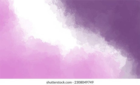 Abstract pink watercolor background.Hand painted watercolor. vector