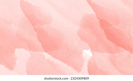 Abstract pink watercolor background.Hand painted watercolor. vector