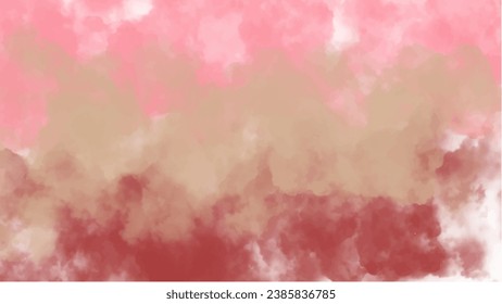 Abstract pink watercolor background.Hand painted watercolor. vector