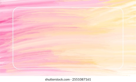 Abstract pink watercolor background.Hand painted watercolor. vector