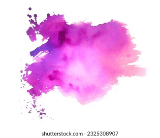 abstrakter rosafarbener Aquarellfarben, rosafarbener Hintergrund