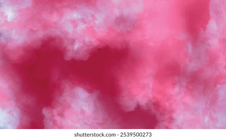 Abstract pink watercolor on white background. Seamless pattern of pink watercolor, Abstract pink texture.	