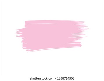 abstract pink watercolor paint stroke background vector illustration texture design