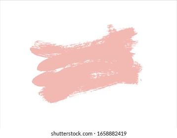 abstract pink watercolor paint stroke background vector illustration texture design