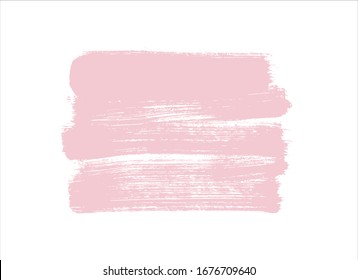 abstract pink watercolor paint stroke background vector illustration texture design