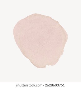 Abstract pink watercolor shape on white background. Soft pink watercolor splash, artistic and creative. Watercolor texture, abstract and artistic design. Background with copy space, vector.