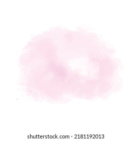 Abstract pink watercolor stain texture background