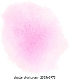 Abstract pink watercolor vector background for design
